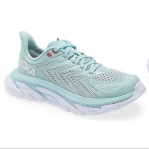 Hoka Clifton Edge Running Shoes Eggshell Blue White